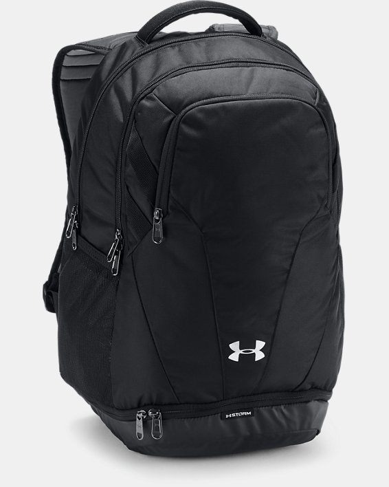 UA Team Hustle 3.0 Backpack, Black, pdpMainDesktop image number 0